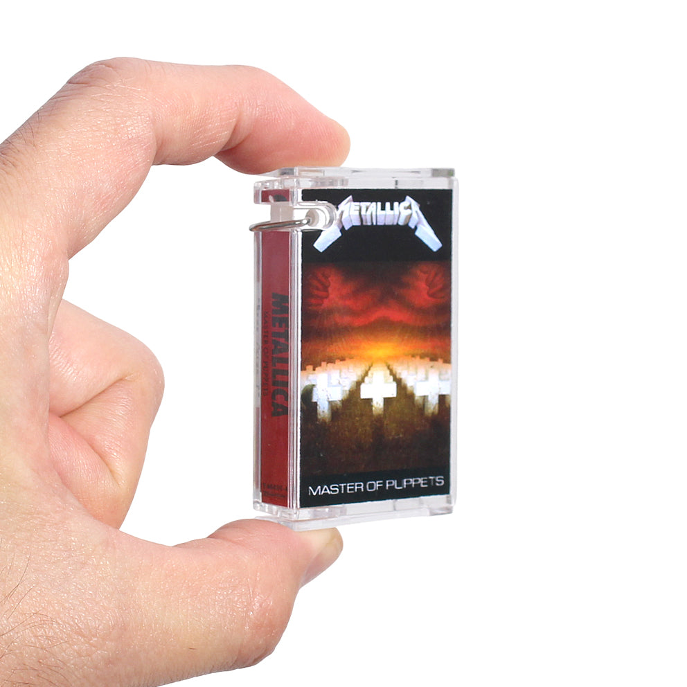 METALLICA MASTER OF PUPPETS【MINIATURE CASSETTE TAPE KEY METALLICA MASTER OF PUPPETS【MINIATURE CASSETTE TAPE KEY