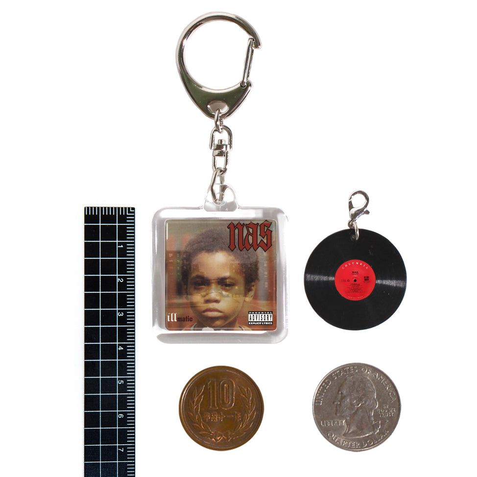 NAS ILLMATIC【MINIATURE KEY CHAIN HIPHOP】
