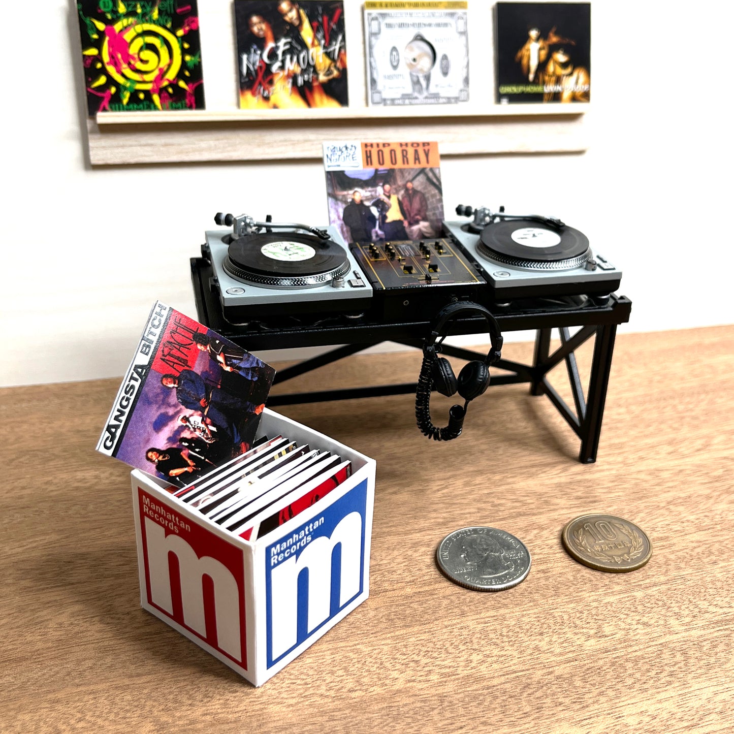 NAUGHTY BY NATURE HIPHOP HOORAY【MINIATURE HIPHOP RECORD】