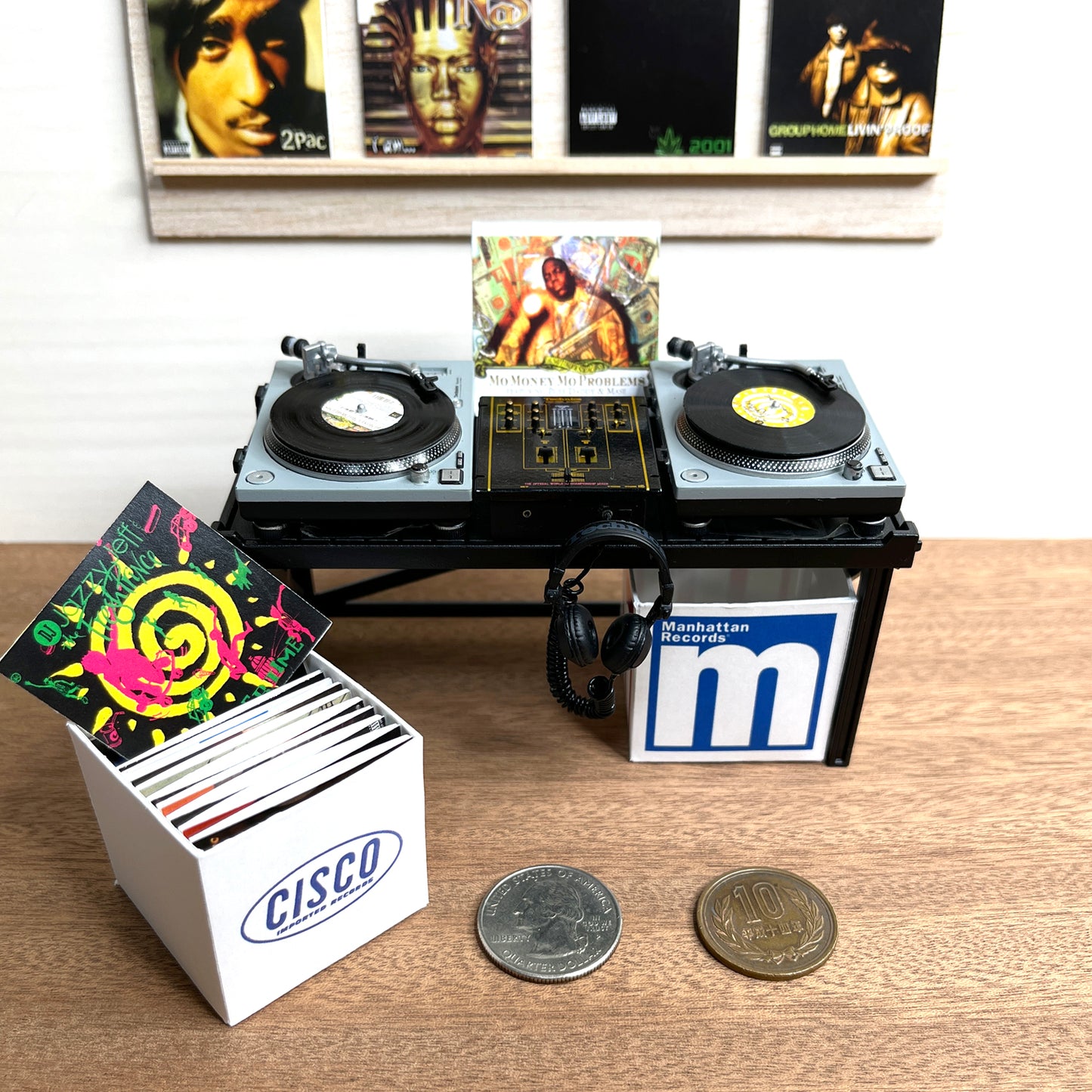 THE NOTORIOUS BIG MO MONEY MO PROBLEMS【MINIATURE HIPHOP RECORD】