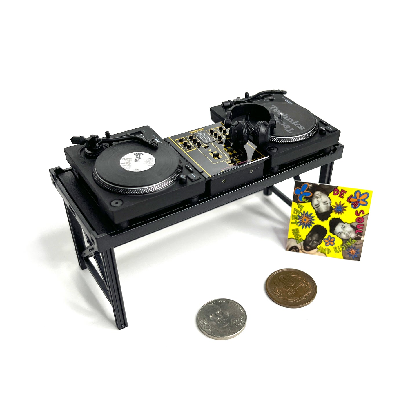 DE LA SOUL 3 FEET HIGH AND RISING【KEY CHAIN HIPHOP RECORD】