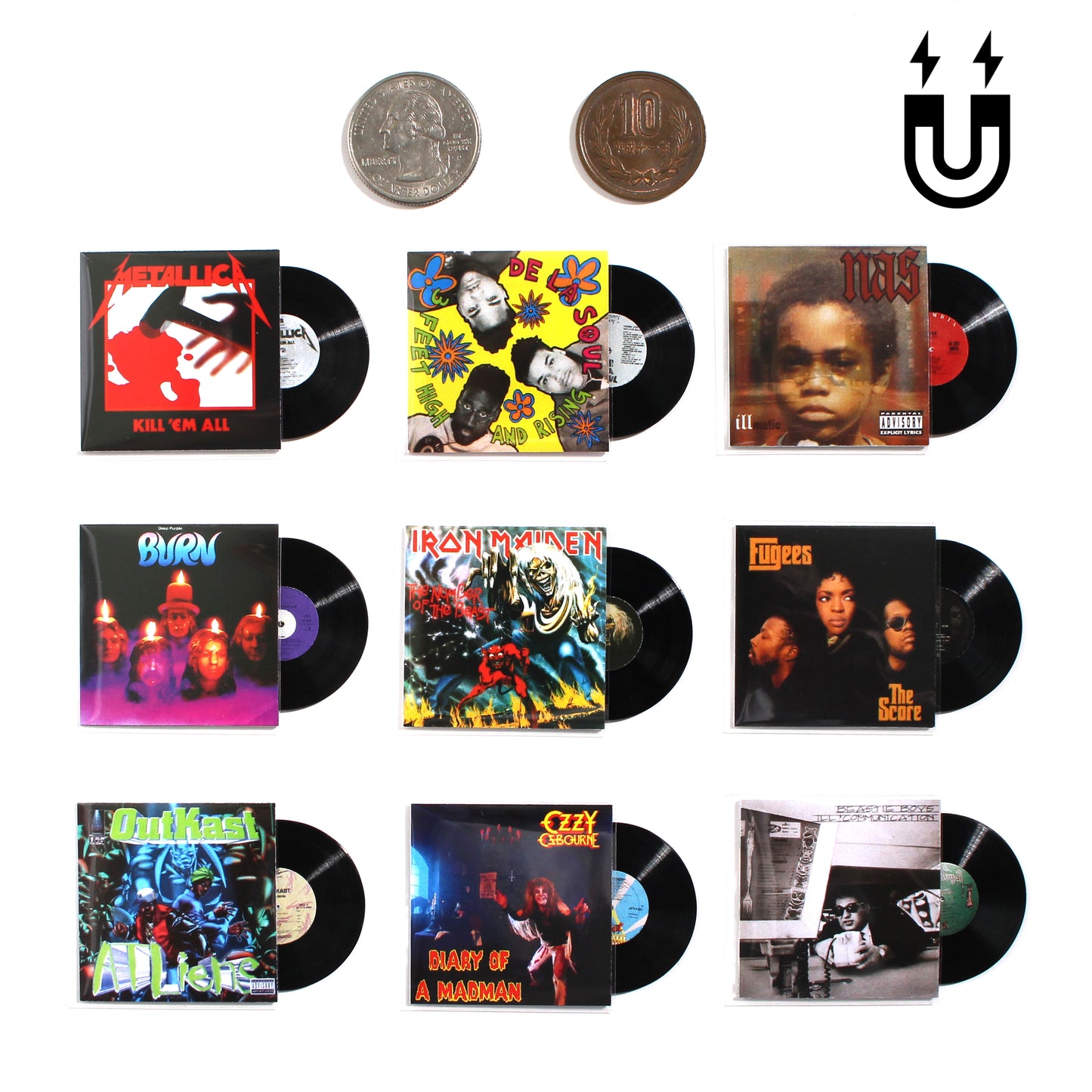 WU TANG CLAN ENTER THE WU TANG 【MINIATURE VINYL MAGNET COLLECTION 】