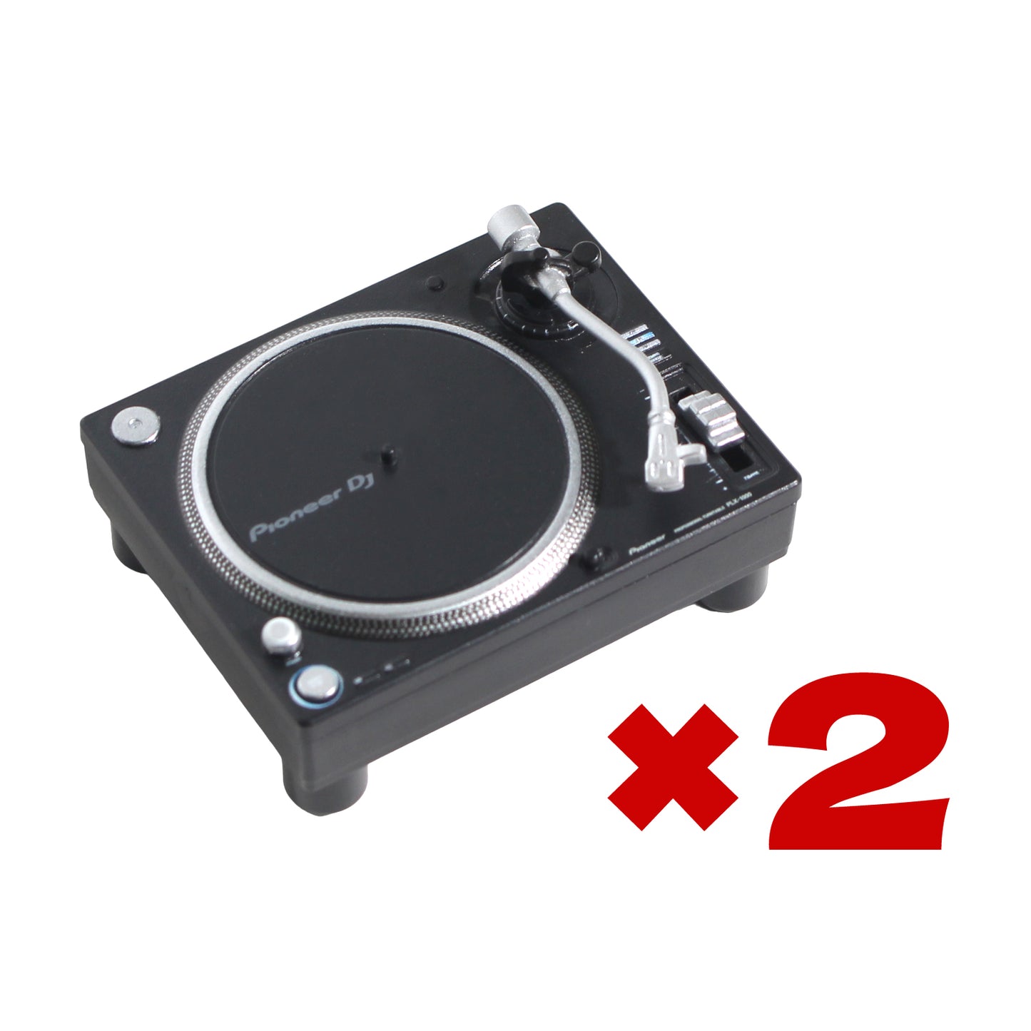 2SET OF PIONEER MINIATURE TURNTABLE PLX-1000 Professional direct drive turntable