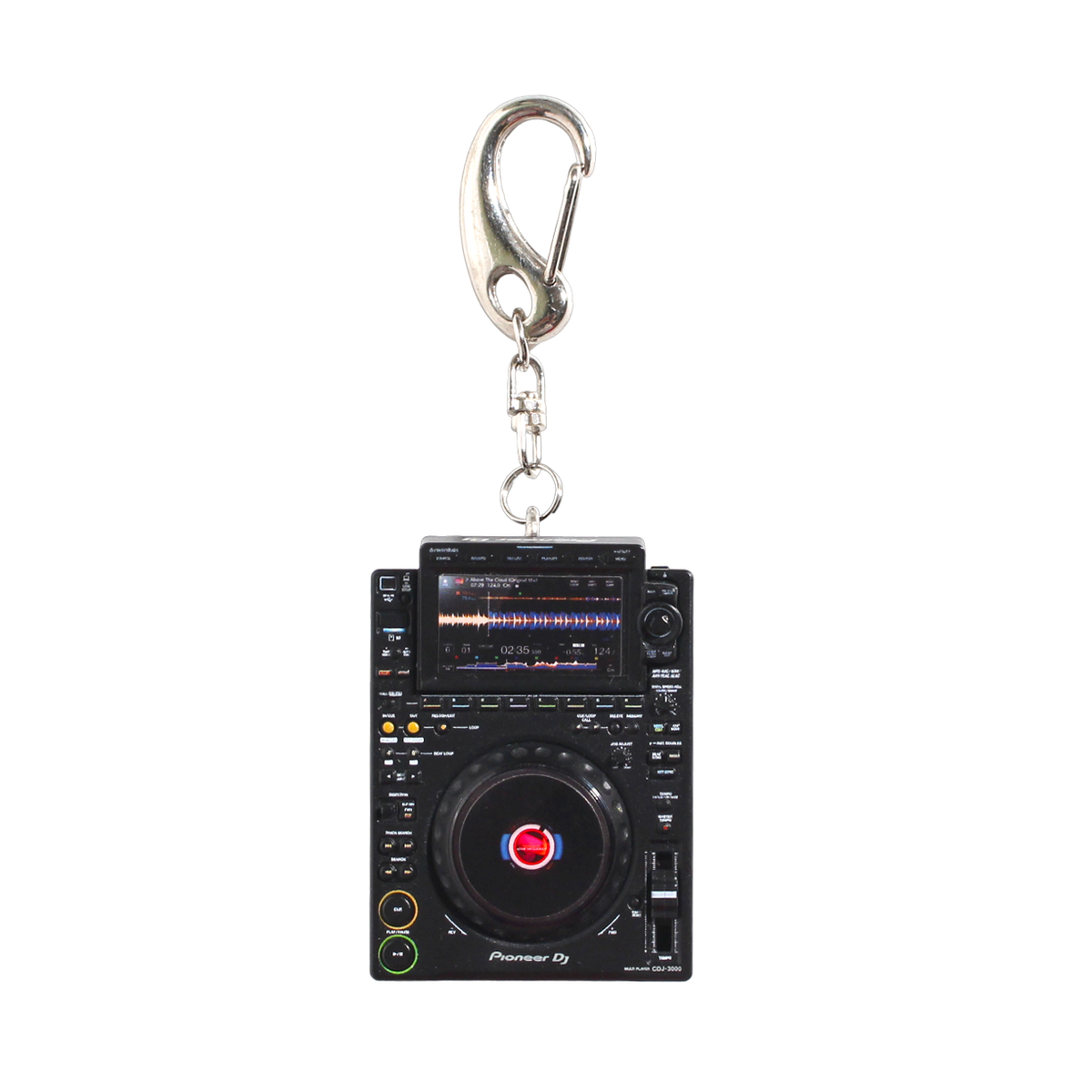 Dj Key Chain PIONEER CDJ-3000 Key chain [Miniature Professional DJ multi player key ...
