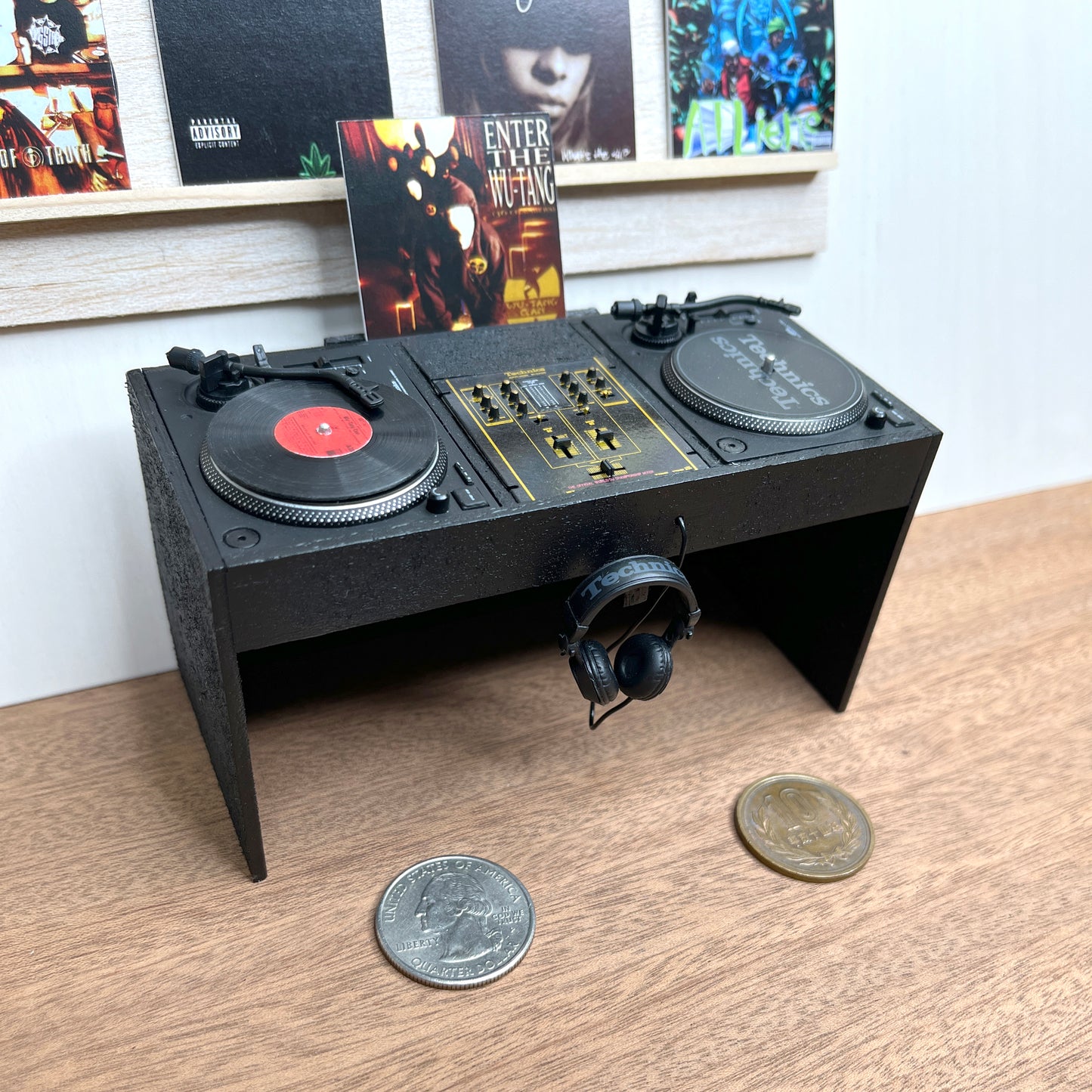 WU TANG CLAN ENTER THE WU TANG【MINIATURE VINYL FRAME ACCESSORIES】ミニチュアレコード フレームアクセサリー