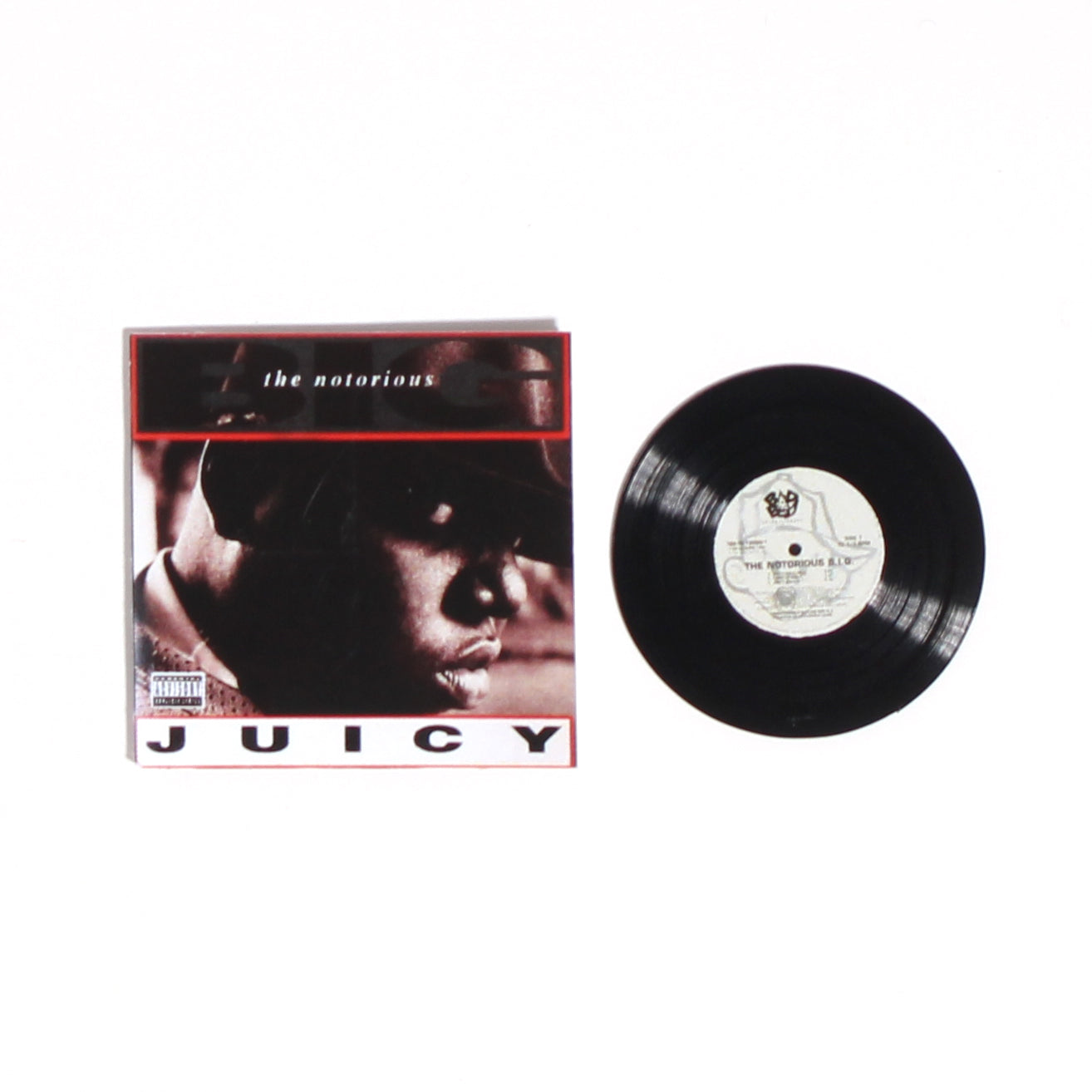 THE NOTORIOUS BIG JUICY 【MINIATURE VINYL FRAME ACCESSORIES】ミニチュアレコード フレームアクセサリー