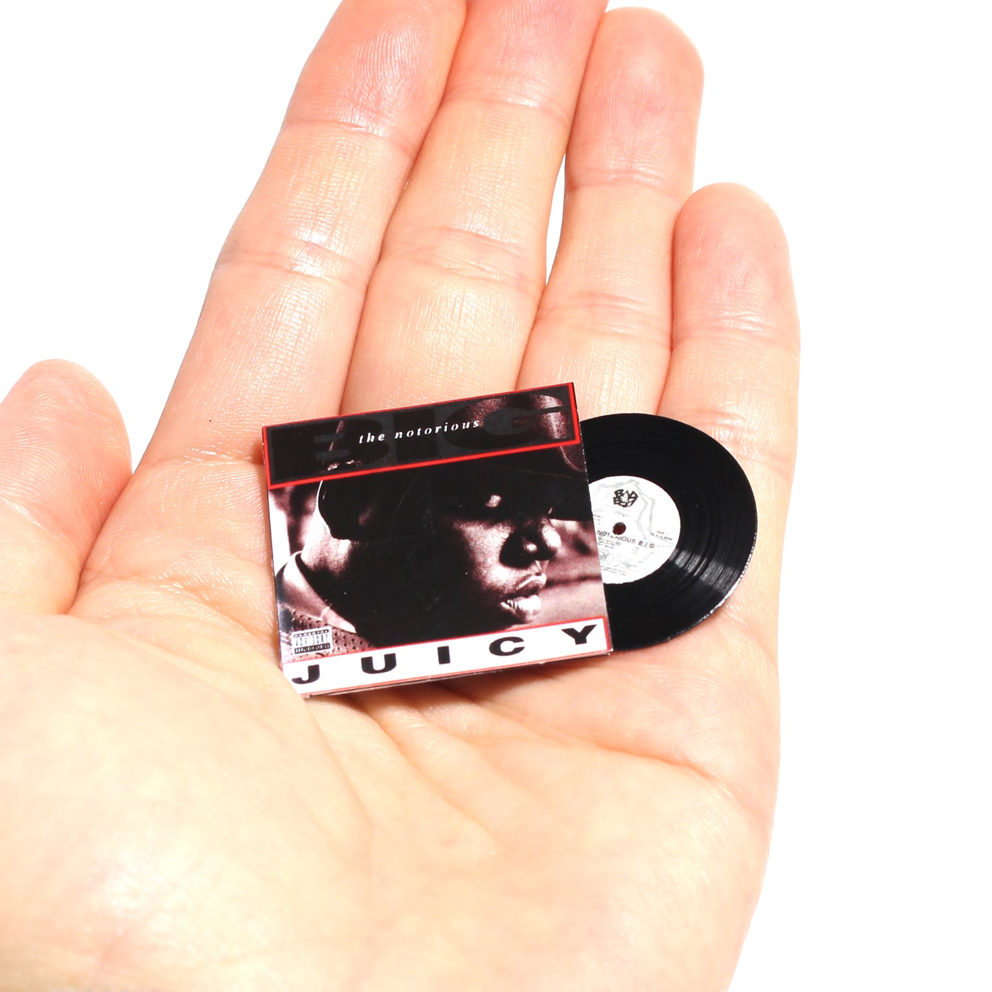 THE NOTORIOUS BIG JUICY 【MINIATURE VINYL FRAME ACCESSORIES】ミニチュアレコード フレームアクセサリー