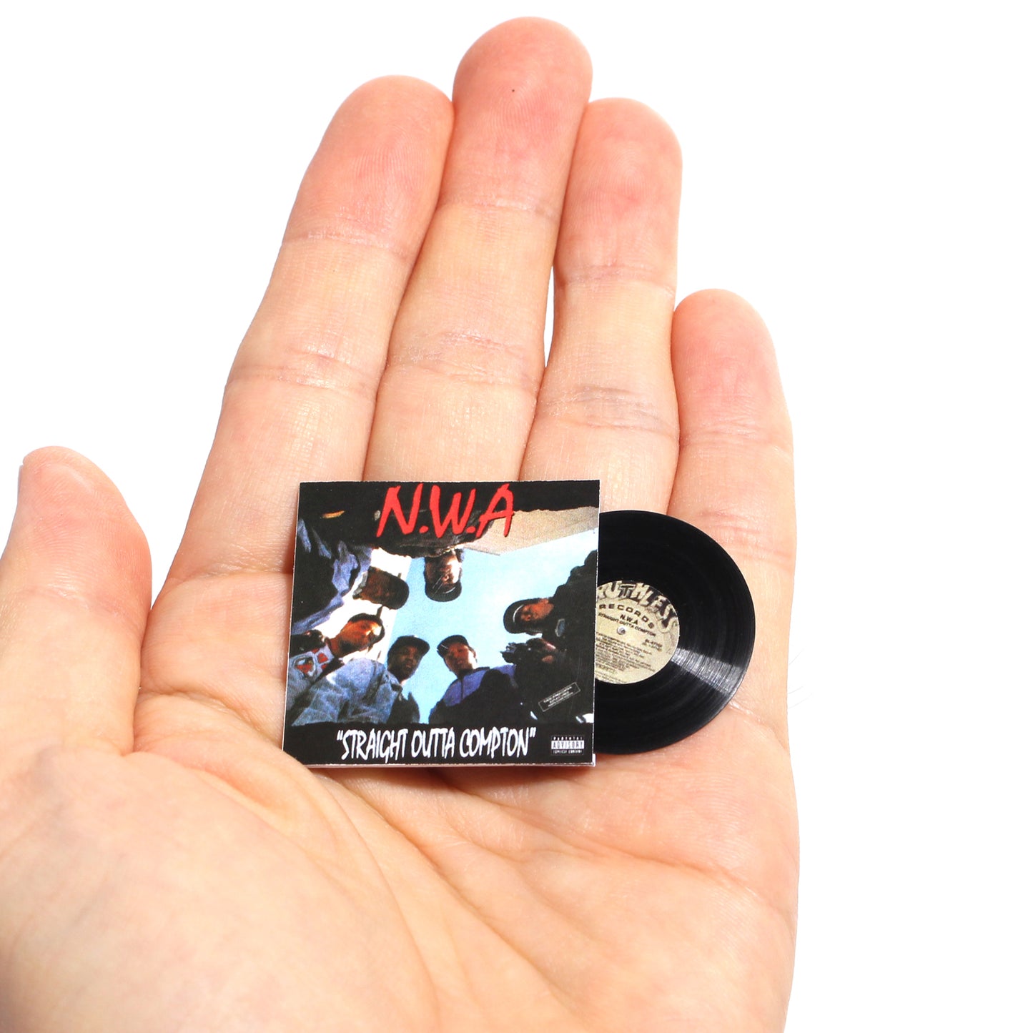 NWA STRAIGHT OUTTA COMPTON [MINIATURE VINYL FRAME ACCESSORIES] Miniature record frame accessories