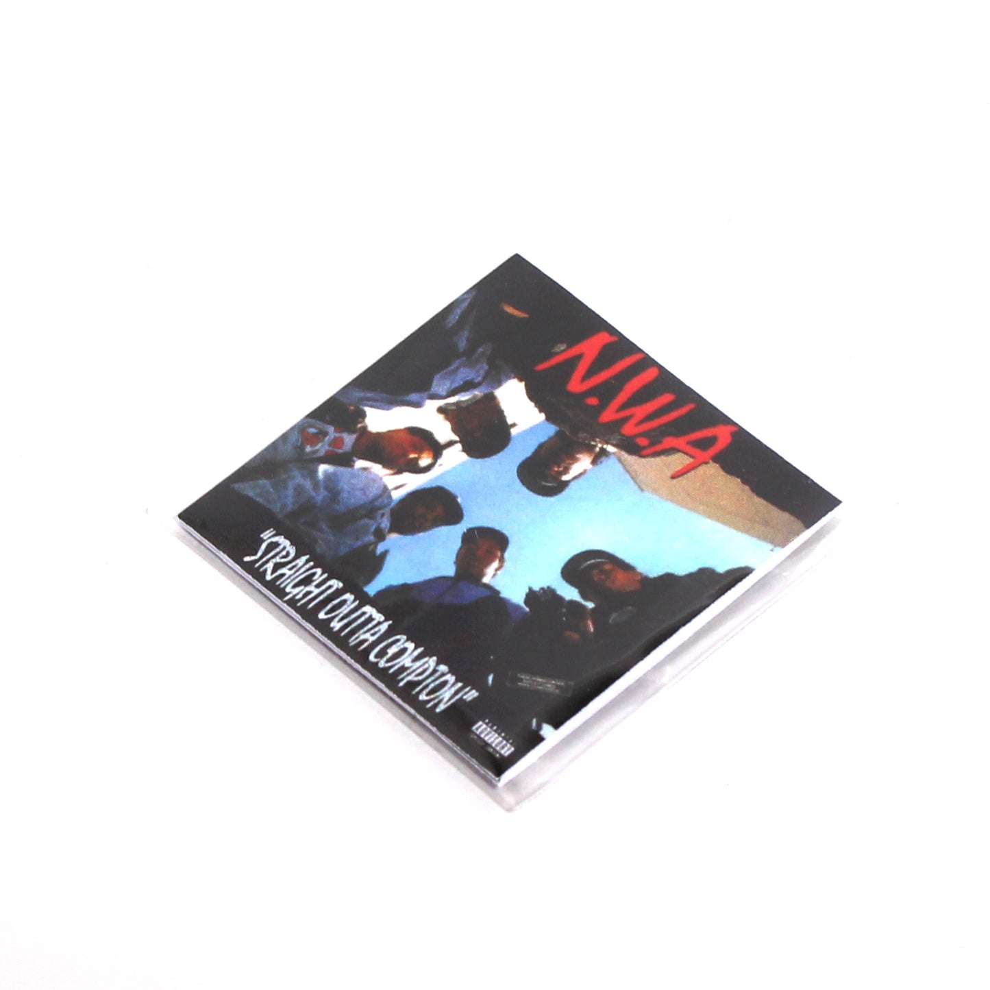 EAZY-E NWA ILLUSTED T-SHIRT AND MINIATURE VINYL