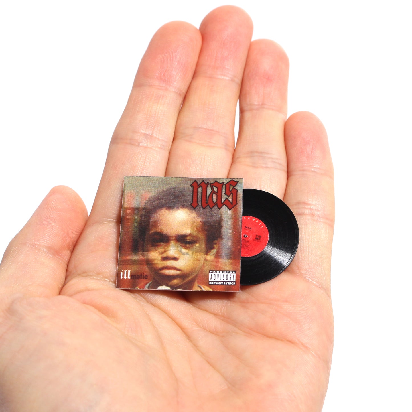 NAS ILLMATIC【MINIATURE VINYL FRAME ACCESSORIES】ミニチュアレコード フレームアクセサリー