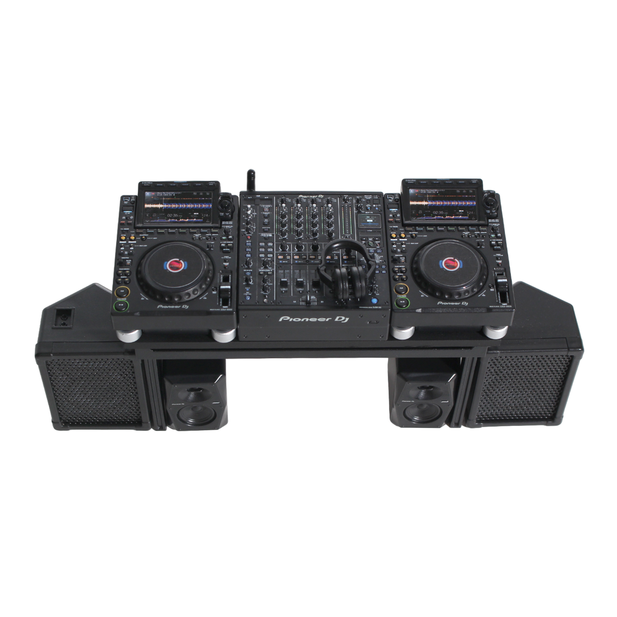 Cdjs Dj Set PIONEER CDJ, MIXER, HEADPHONE and SPEAKER SET [Miniature Professional ...
