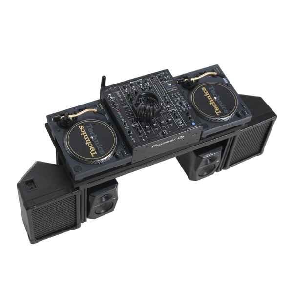 TECHNICS SL-1200M7L, MIXIER, HEADPHONE and SPEAKER SET 【Miniature Professional DJ multi player set】