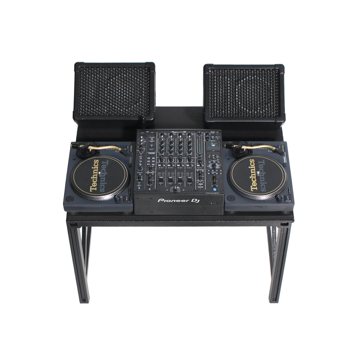 TECHNICS SL-1200M7L, MIXER and SPEAKER SET 【Miniature Professional DJ multi player set】