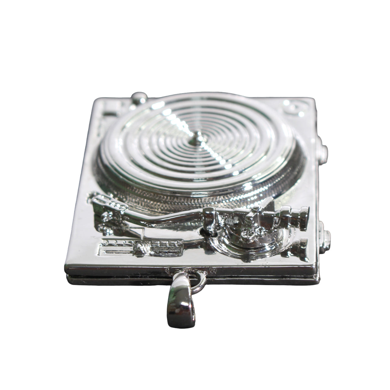 MINIATURE TECHNICS TURNTABLE NECKLACE Miniature turntable necklace