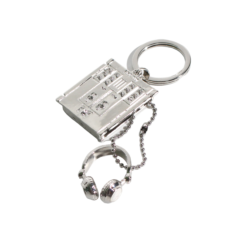 TECHNICS MINIATURE MIXER AND HEADPHONE KEYCHAIN