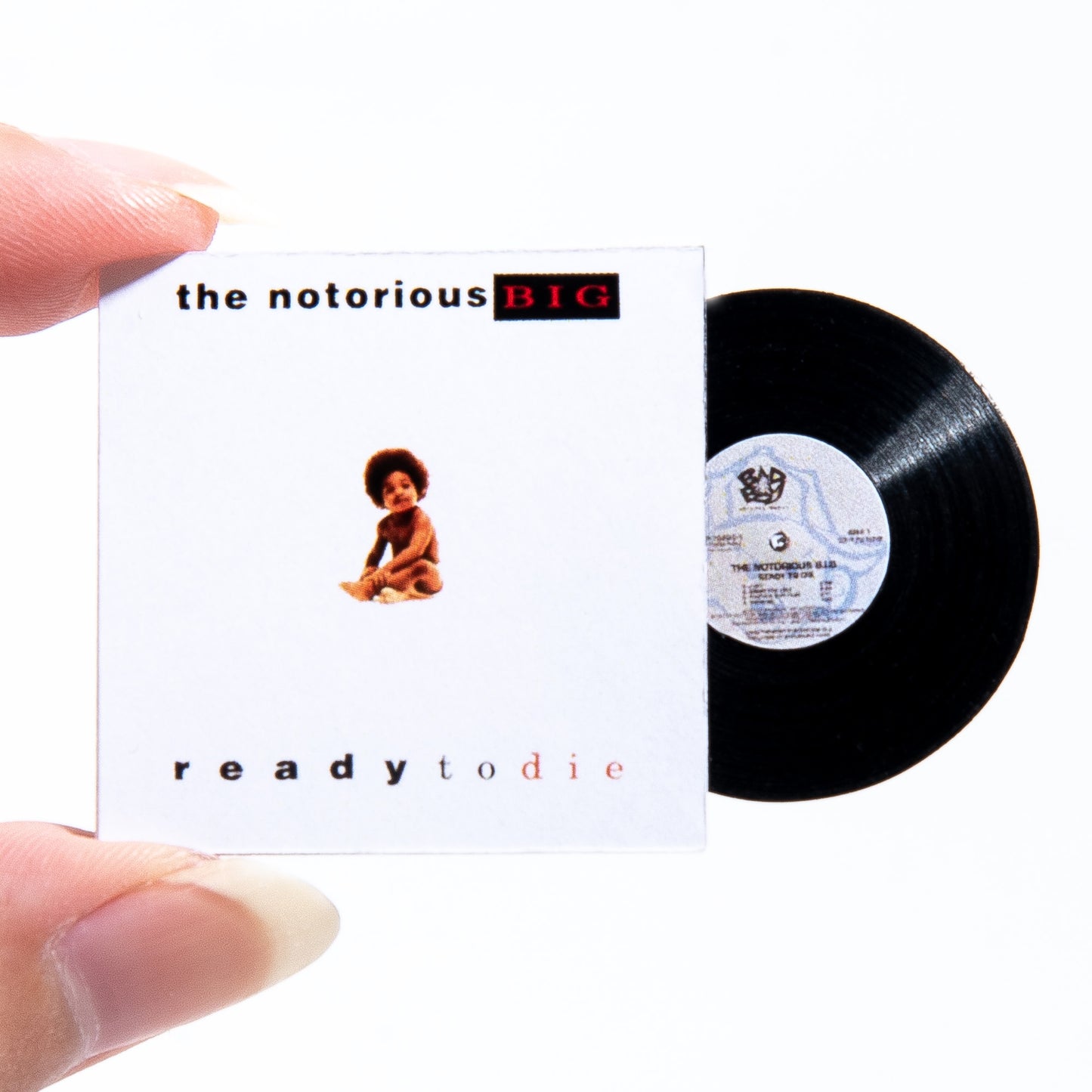 THE NOTORIOUS BIG READY TO DIE [MINIATURE VINYL FRAME ACCESSORIES] Miniature record frame accessories