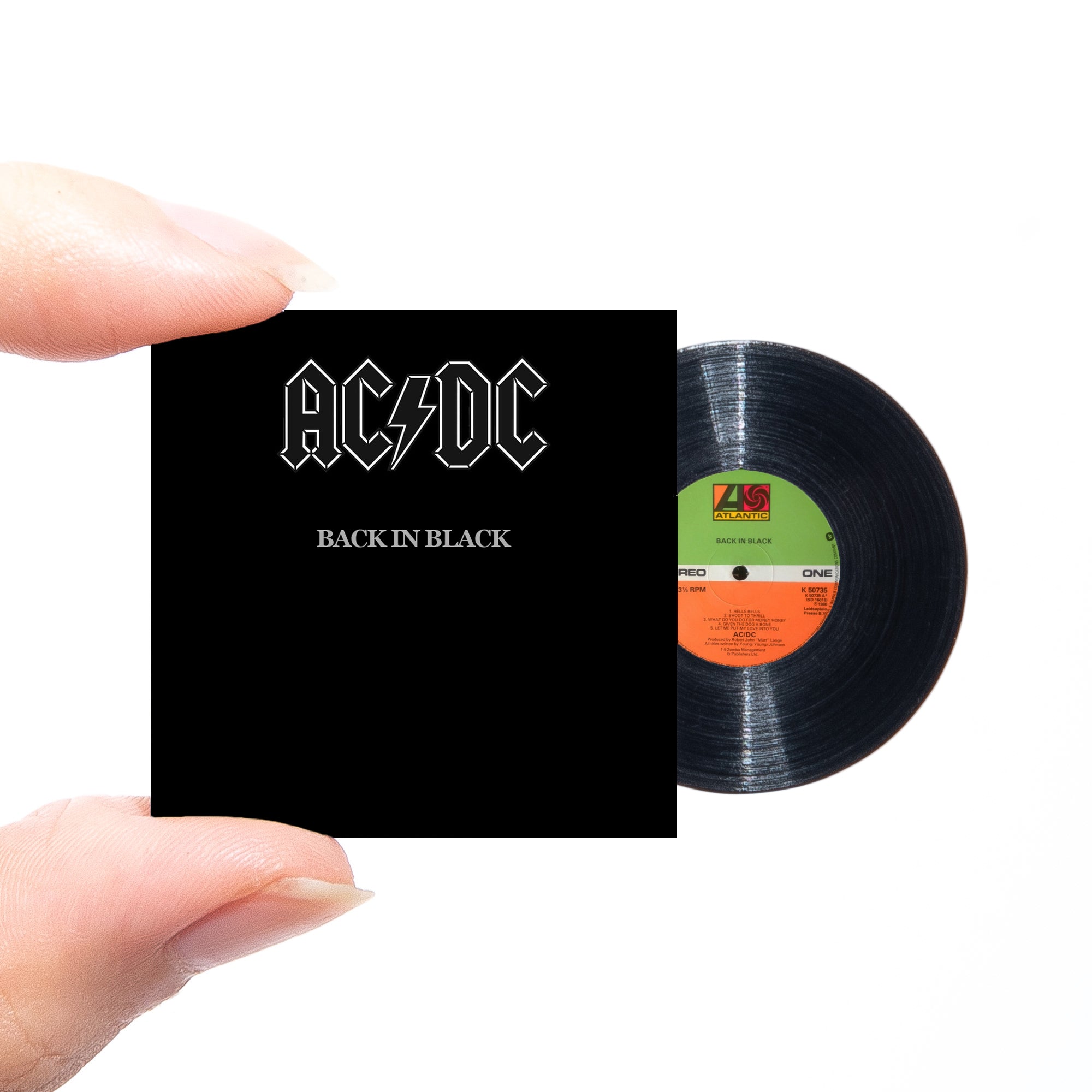 AC/DC – Back In Black 【Miniature Vinyl Record Set】 – MINIATURE
