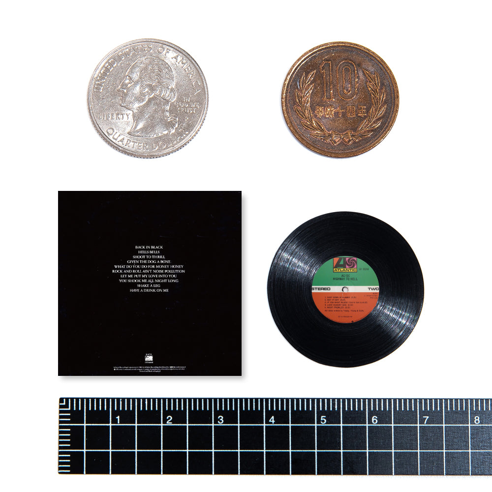 AC/DC – Back In Black 【Miniature Vinyl Record Set】 – MINIATURE
