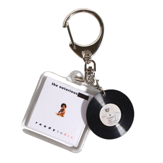 THE NOTORIOUS BIG READY TO DIE [MINIATURE KEY CHAIN ​​HIPHOP]