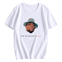 THE NOTORIOUS BIG BIGGY ILLUSTED T-SHIRT AND MINIATURE VINYL