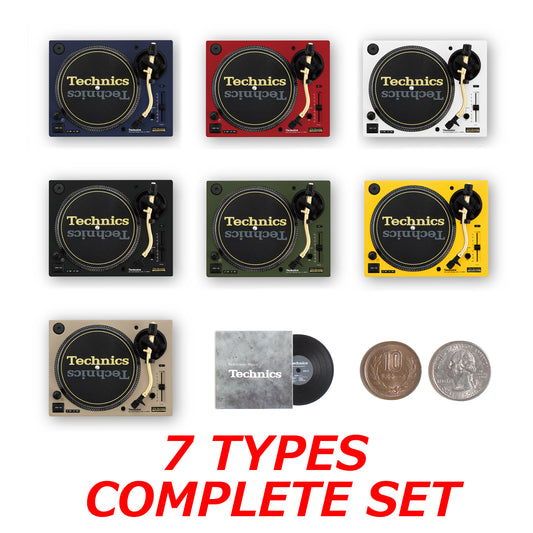 7 TYPES COMPLETE SET TECHNICS SL-1200M7L [MINIATURE TURNTABLE] 7 types set Technics miniature turntable