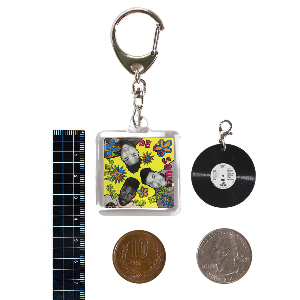 DE LA SOUL 3 FEET HIGH AND RISING [MINIATURE KEY CHAIN ​​HIPHOP]