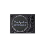 Technics miniature SL-1200MK7 turntable, mixer, headphones, speakers, and desk set