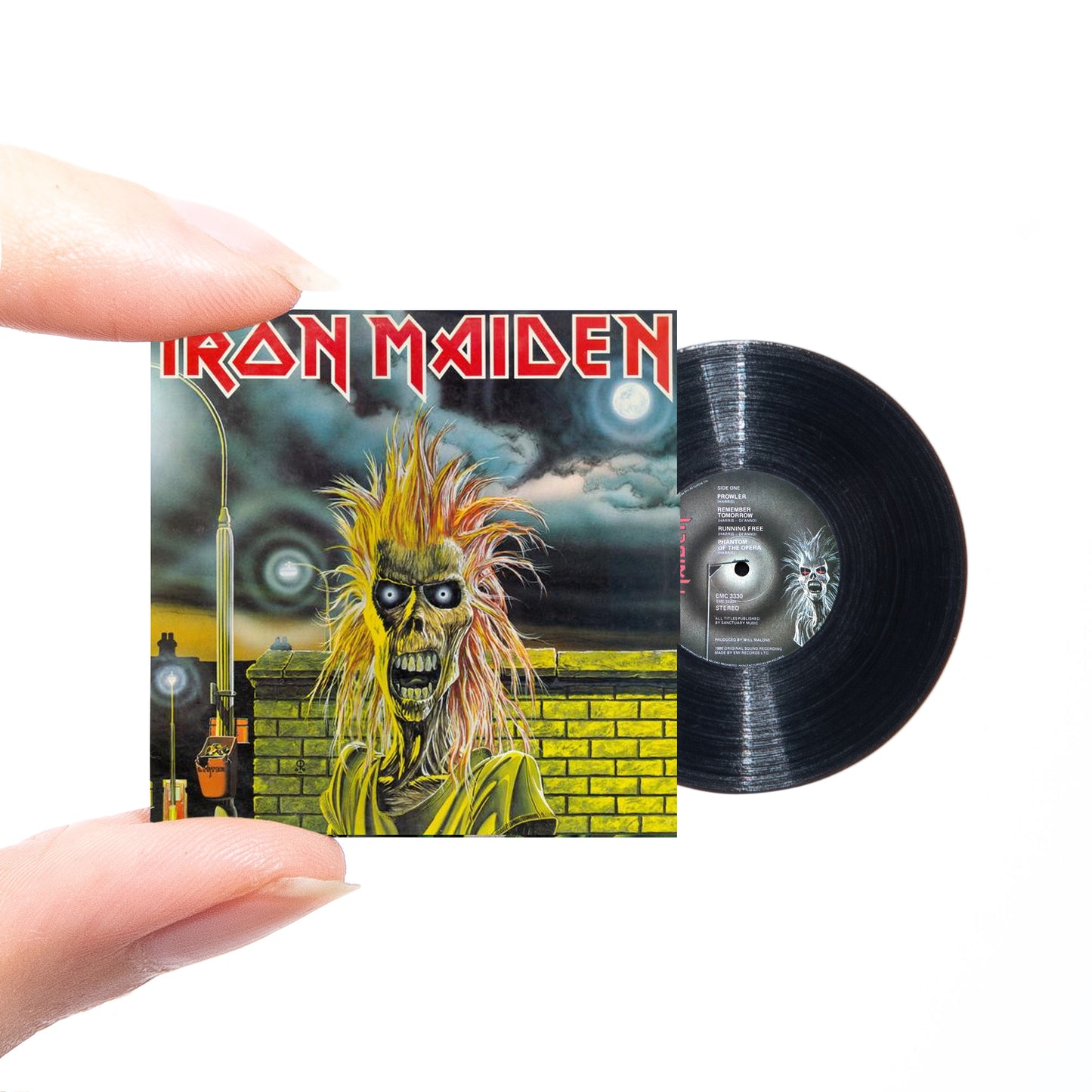 Iron Maiden - Iron Maiden【MINIATURE VINYL RECORD】