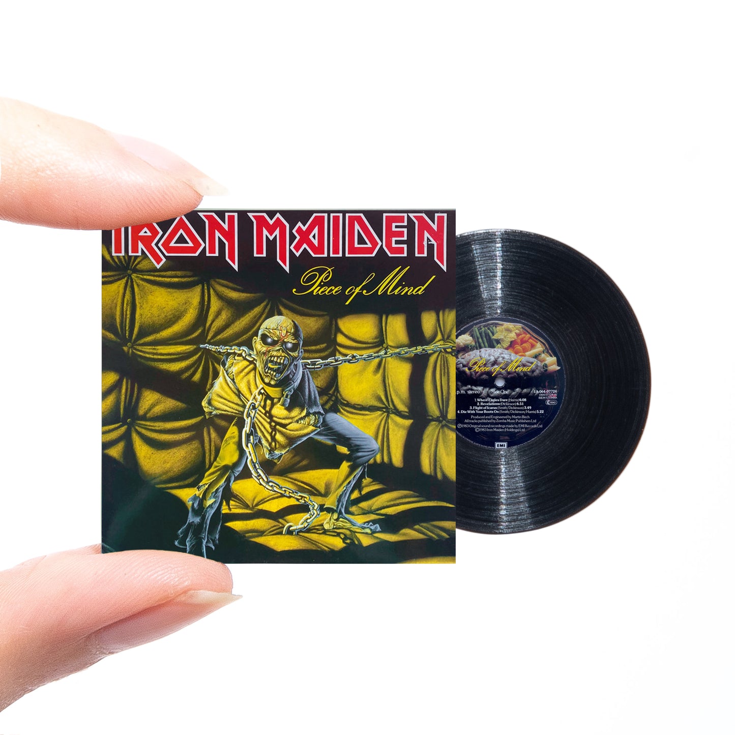 Iron Maiden Piece Of Mind 【MINIATURE ROCK VINYL】