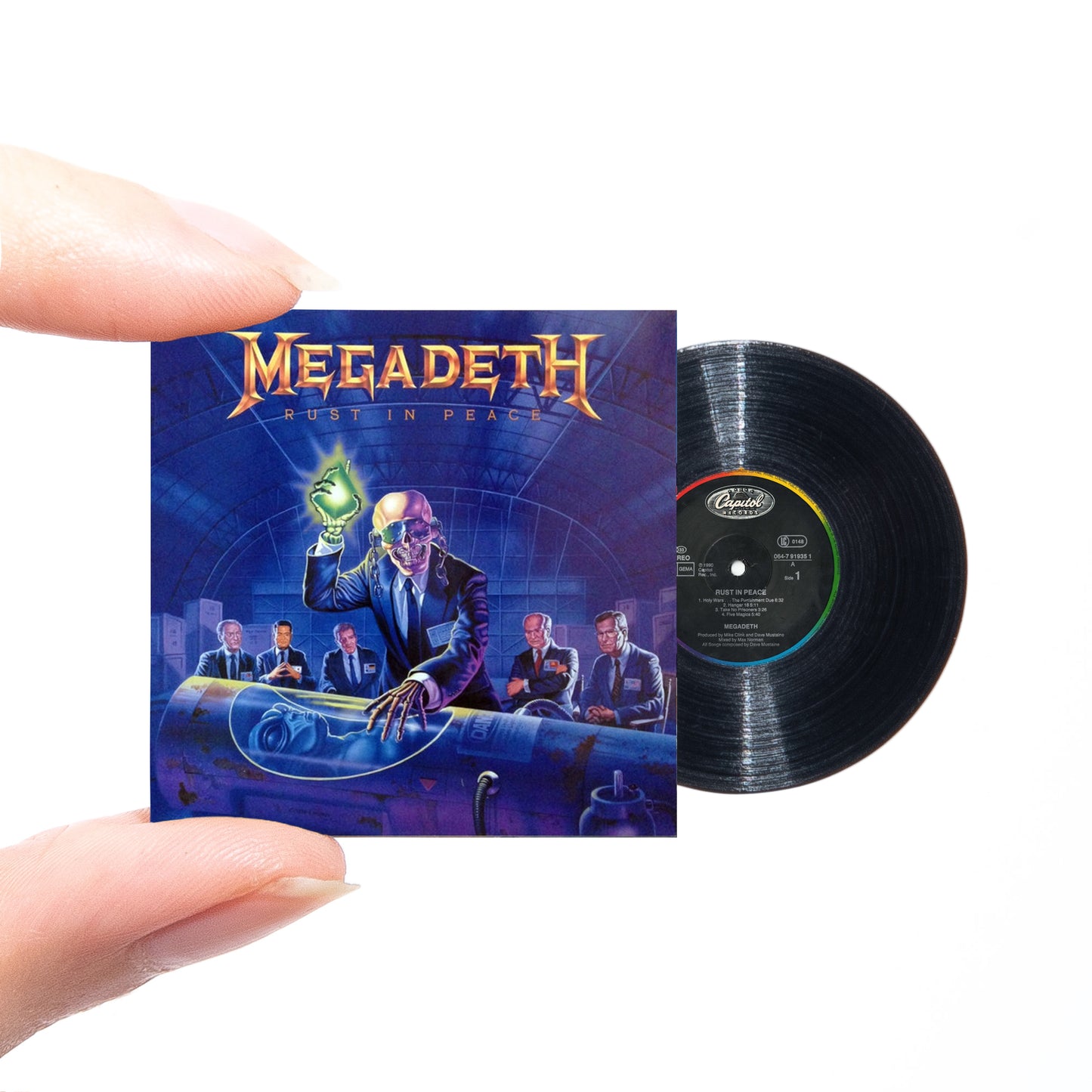 Megadeth Rust In Peace 【MINIATURE ROCK VINYL】