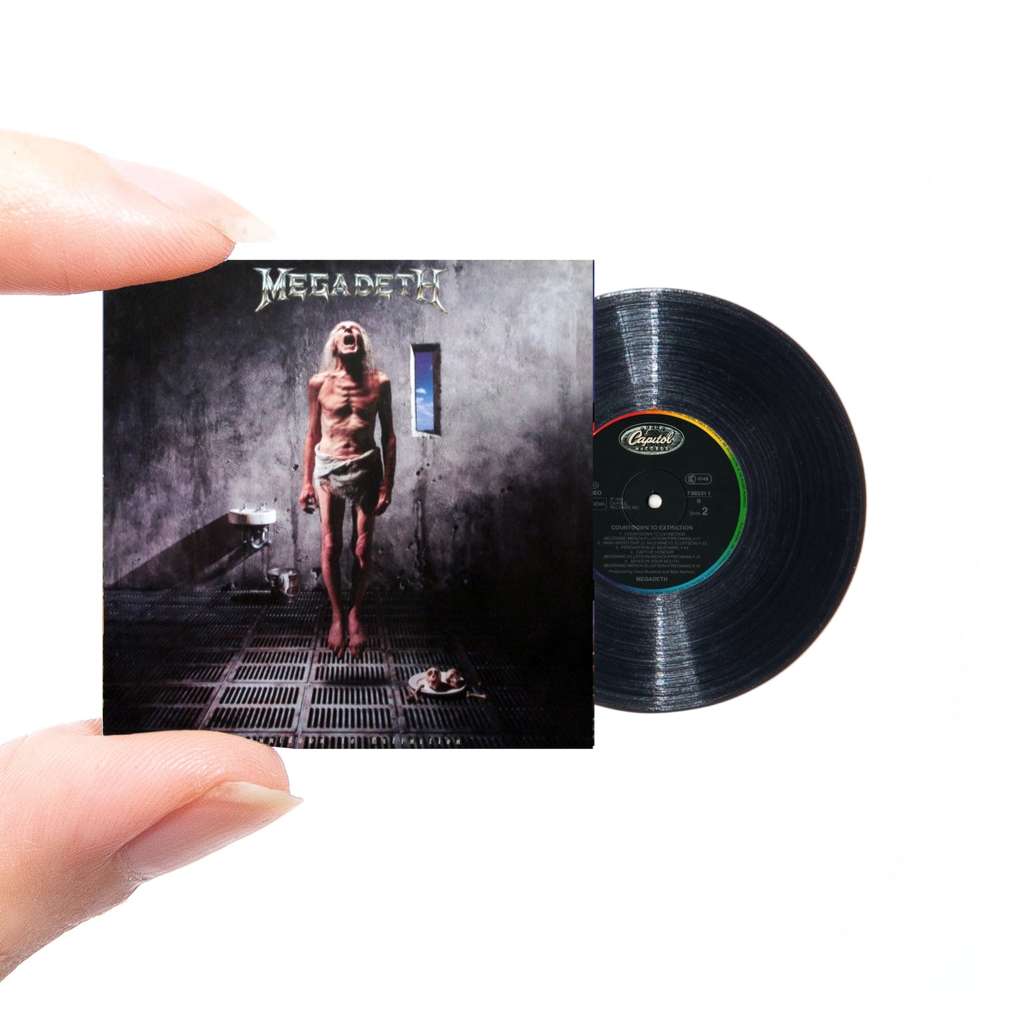 Megadeth Countdown To Extinction 【MINIATURE ROCK VINYL】