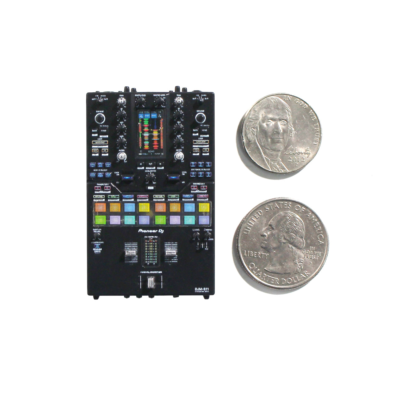 PIONEER MINIATURE DJM-S11 【Professional scratch style 2-channel DJ mixer】