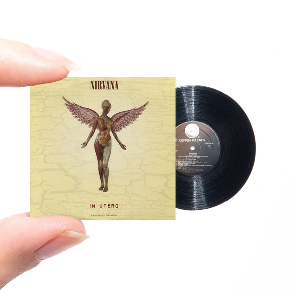 Nirvana In Utero【MINIATURE VINYL RECORD】