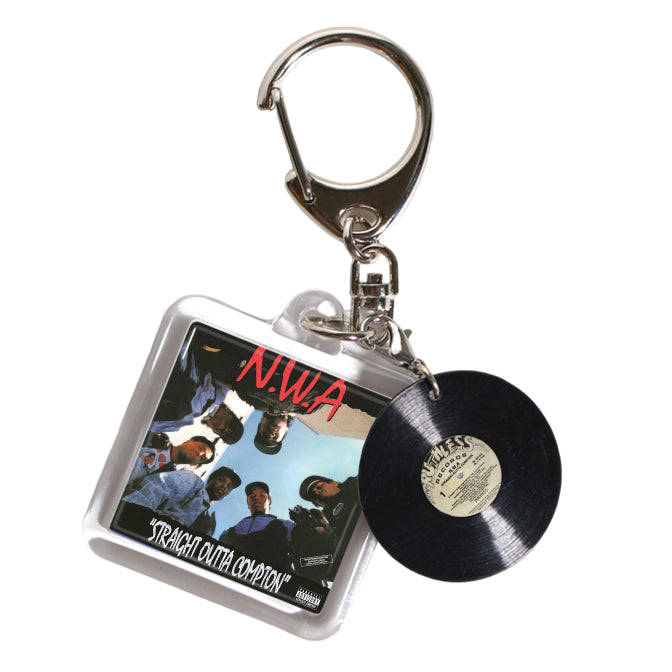 N.W.A STRAIGHT OUTTA COMPTON（NWA）【MINIATURE KEY CHAIN HIPHOP】