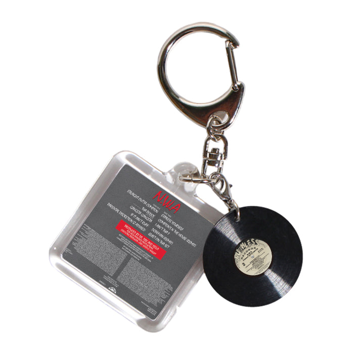 N.W.A STRAIGHT OUTTA COMPTON（NWA）【MINIATURE KEY CHAIN HIPHOP】