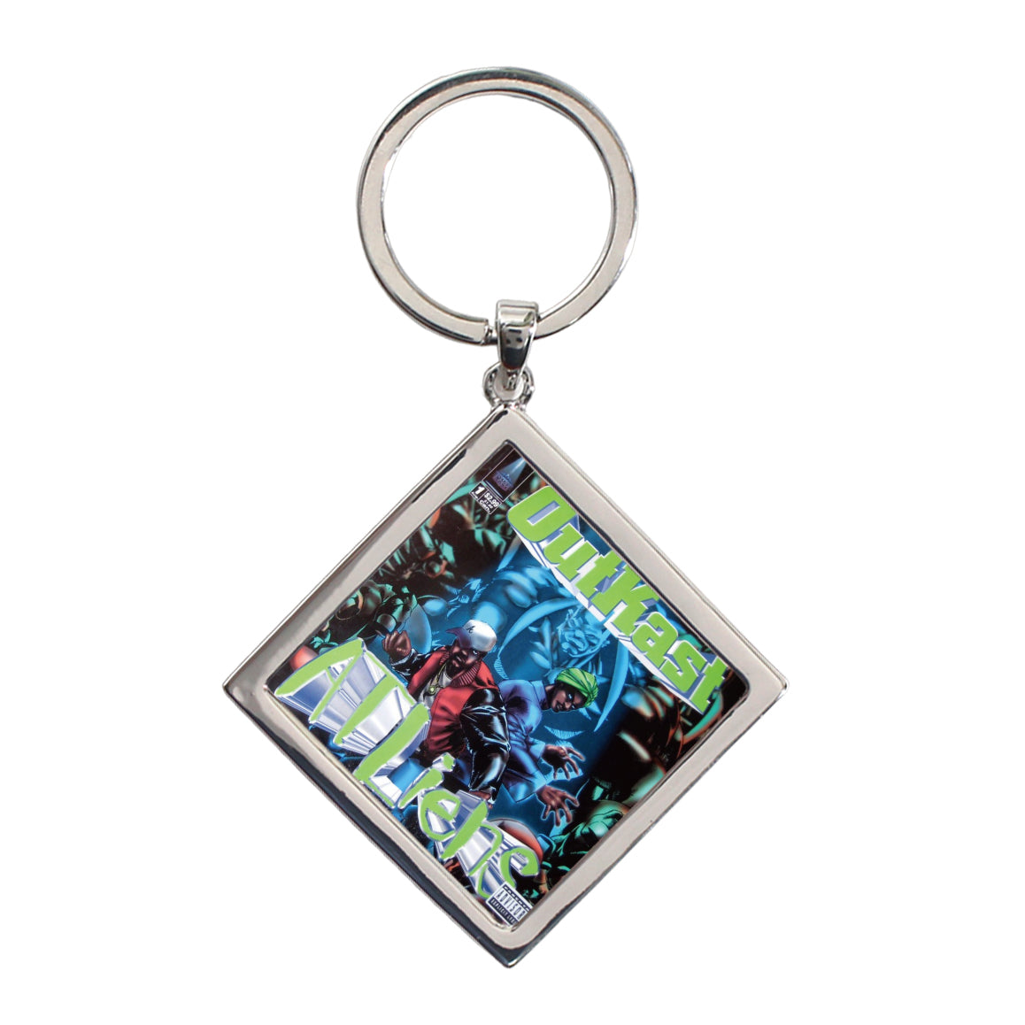 OUTKAST ATLIENS【MINIATURE VINYL FRAME ACCESSORIES】ミニチュアレコード フレームアクセサリー KEY CHAIN & NECKLACE