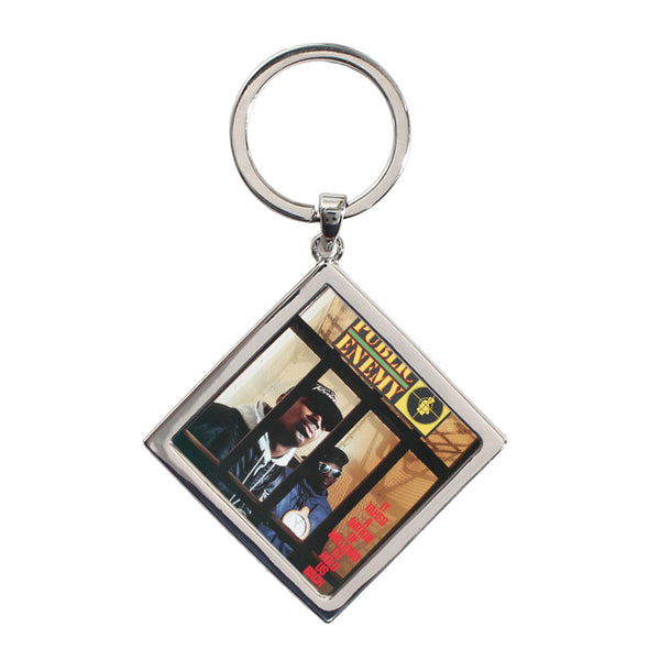 PUBLIC ENEMY IT TAKES A NATION OF MILLIONS TO HOLD US BACK【MINIATURE VINYL FRAME ACCESSORIES】ミニチュアレコード フレームアクセサリー KEY CHAIN & NECKLACE
