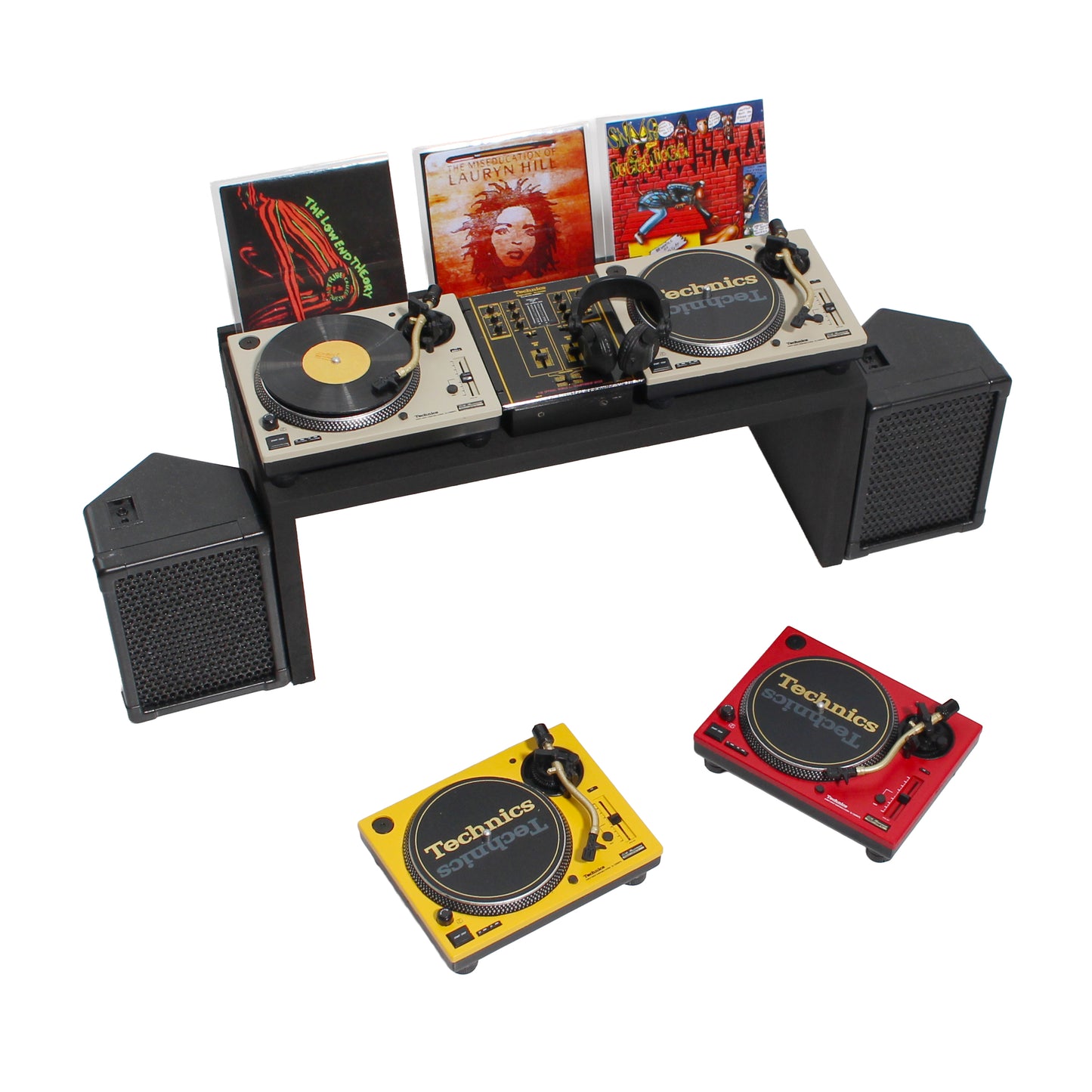 TECHNICS TURNTABLE MAGNET AND MINIATURE SET