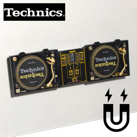 TECHNICS TURNTABLE MAGNET AND MINIATURE SET