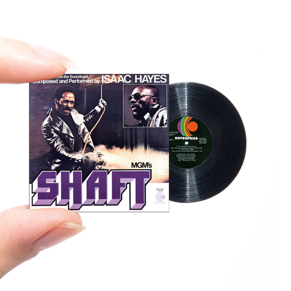 Isaac Hayes Shaft 【MINIATURE VINYL RECORD】