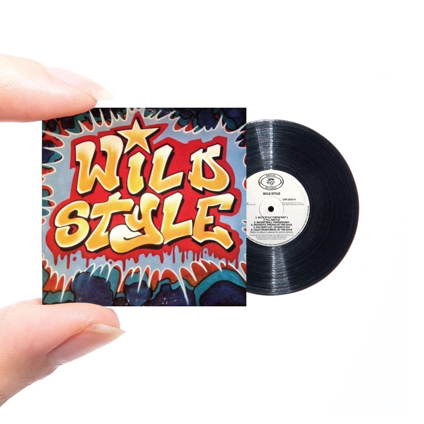 WILD STYLE【MINIATURE VINYL FRAME ACCESSORIES】ミニチュアレコード フレームアクセサリー