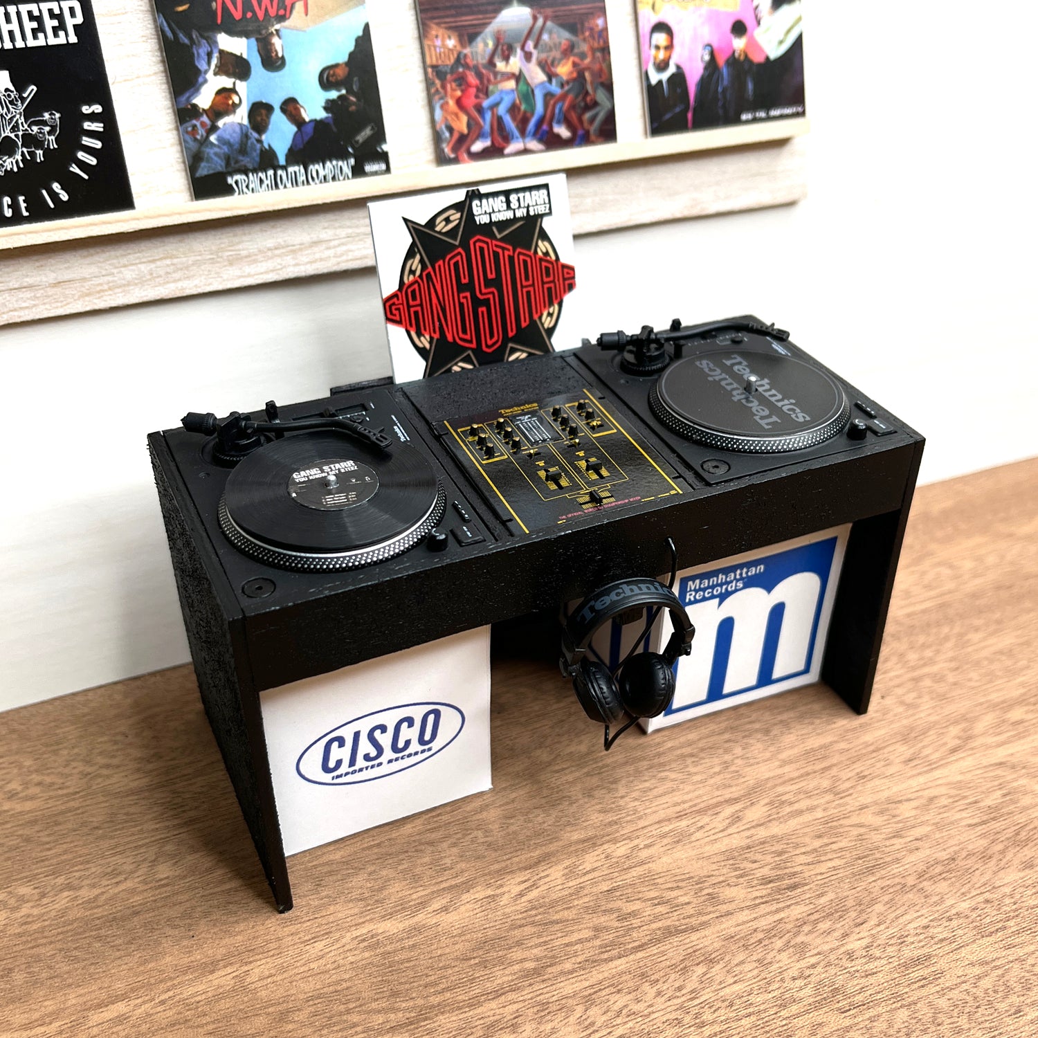 Gang Starr レコードセット 5枚組 GANG STARR YOU KNOW MY STEEZ【Miniature Vinyl Record Cover Fridge