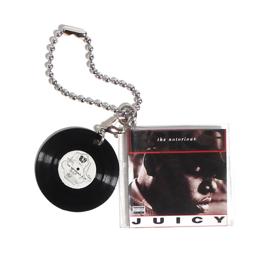 THE NOTORIOUS BIG JUICY [KEY CHAIN ​​HIPHOP RECORD]