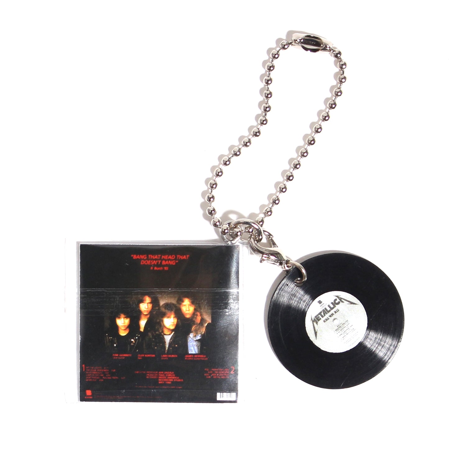 METALLICA KILL EM ALL 【KEY CHAIN HIPHOP RECORD】