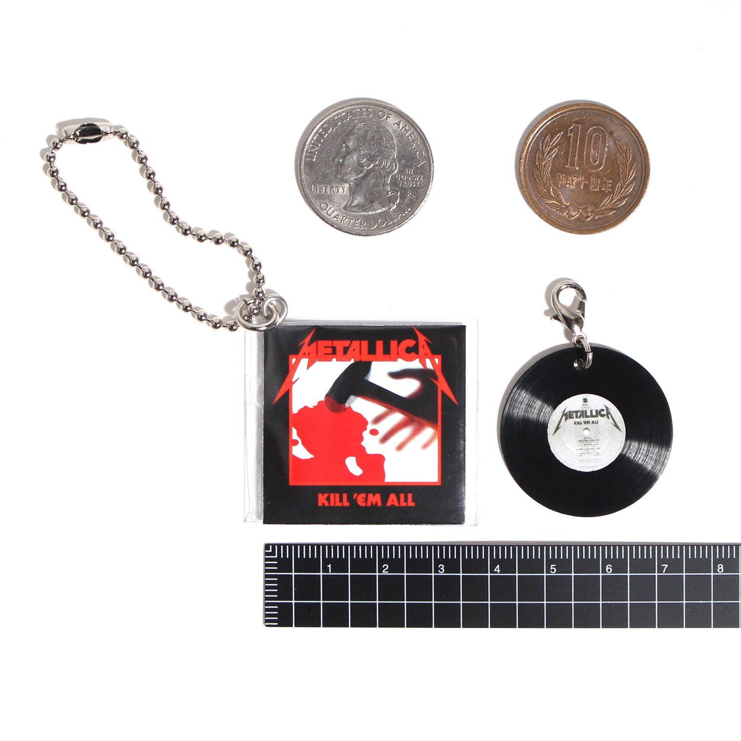 METALLICA KILL EM ALL 【KEY CHAIN HIPHOP RECORD】