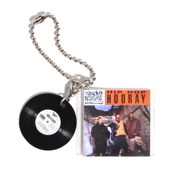 NAUGHTY BY NATURE HIPHOP HOORAY [KEY CHAIN ​​HIPHOP RECORD]