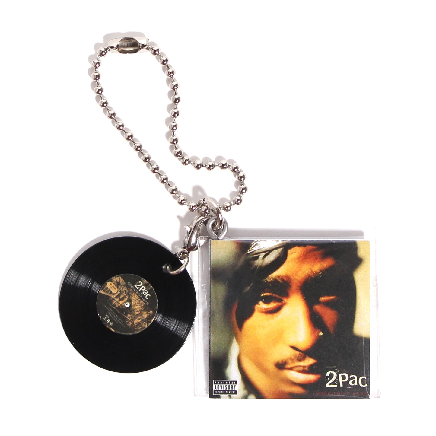 2PAC CHANGES [KEY CHAIN ​​HIPHOP RECORD]