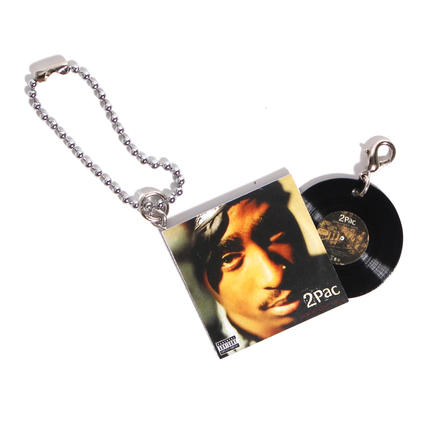 2PAC CHANGES [KEY CHAIN ​​HIPHOP RECORD]