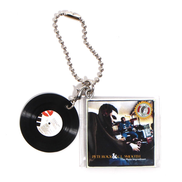 PETE ROCK &amp; CL SMOOTH THE MAIN INGREDIENT [KEY CHAIN ​​HIPHOP RECORD]