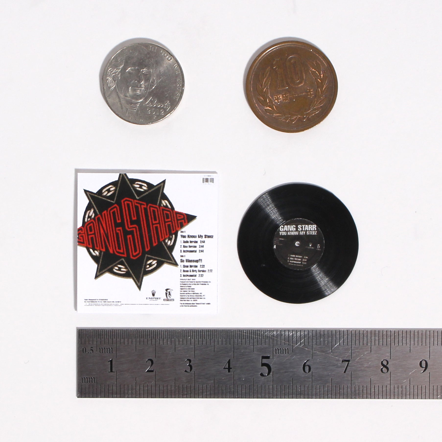 GANG STARR YOU KNOW MY STEEZ【Miniature Vinyl Record Cover Fridge